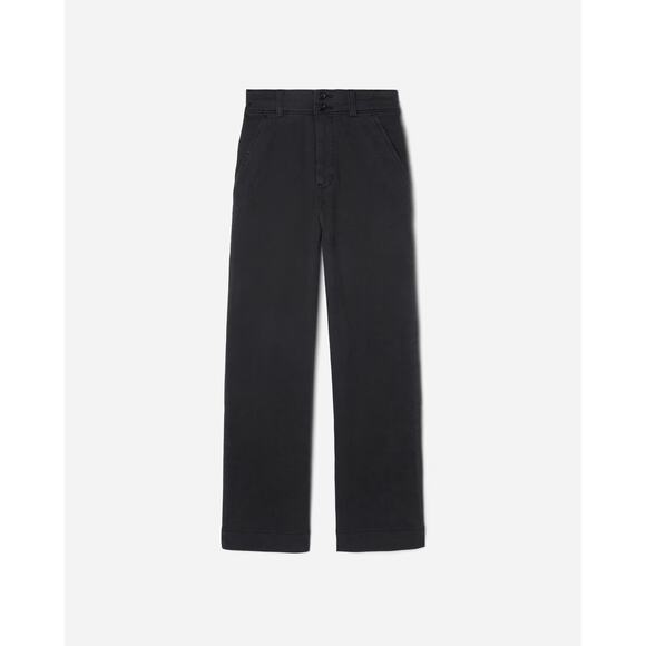 Everlane The Organic Wide-Leg Pant in Black 2 NWT - Picture 3 of 8